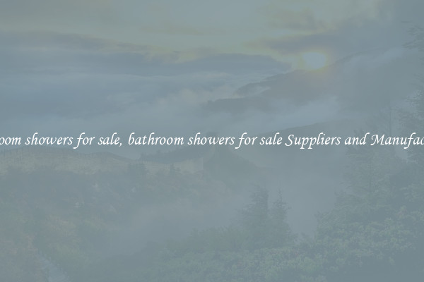 bathroom showers for sale, bathroom showers for sale Suppliers and Manufacturers