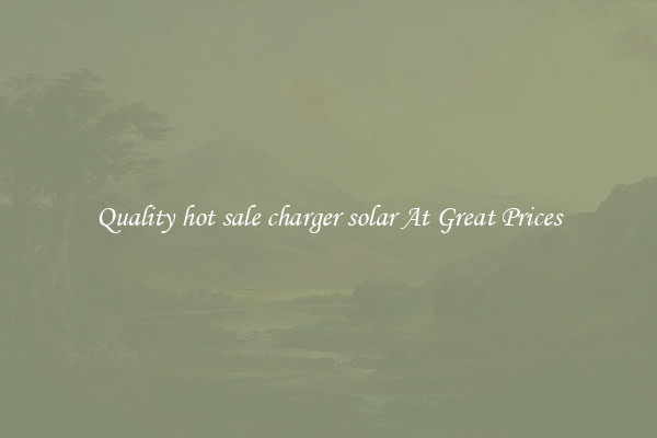 Quality hot sale charger solar At Great Prices