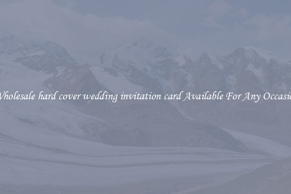 Wholesale hard cover wedding invitation card Available For Any Occasion