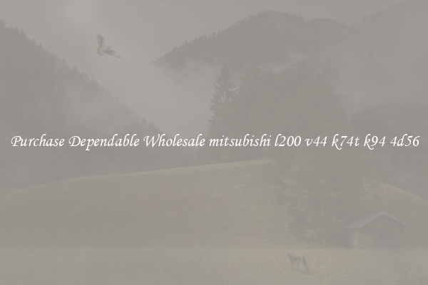 Purchase Dependable Wholesale mitsubishi l200 v44 k74t k94 4d56